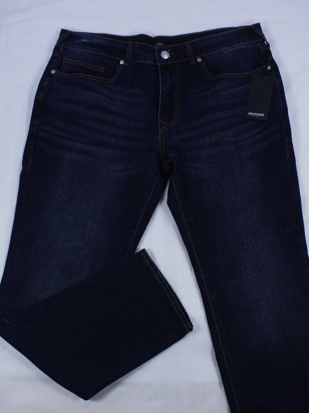 True Religion Geno Slim Straight Jeans - Dark Wash‎ - NWT - Size 36